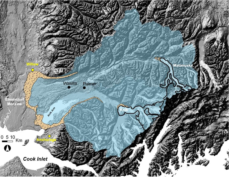 Glacial History of Matanuska and Knik Glaciers Since LGM